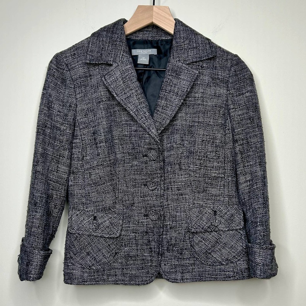 Ann Taylor Petites Suit Jacket Size 4P Career Work Professional
